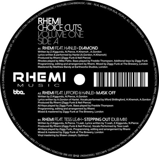 Choice Cuts vol.1 - Vinile 7'' di Rhemi