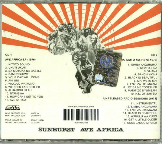 Ave Africa - CD Audio di Sunburst - 2