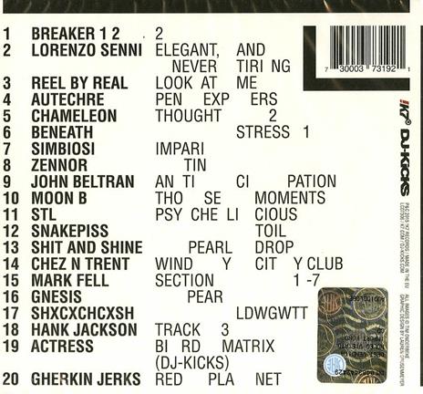 DJ Kicks - CD Audio di Actress - 2