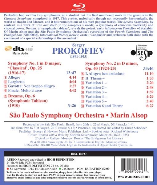 Sinfonie N.1, N.2 - CD Audio di Sergei Prokofiev - 2