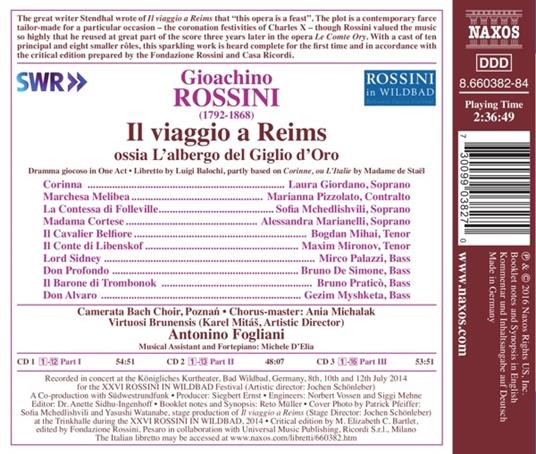 Il viaggio a Reims - CD Audio di Gioachino Rossini - 2