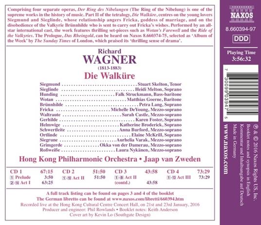 La Valchiria (Die Walküre) - CD Audio di Richard Wagner - 2