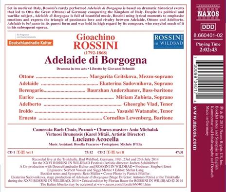 Adelaide di Borgogna - CD Audio di Gioachino Rossini - 2