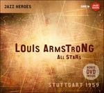 All Stars. Stoccarda 1959 - CD Audio + DVD di Louis Armstrong