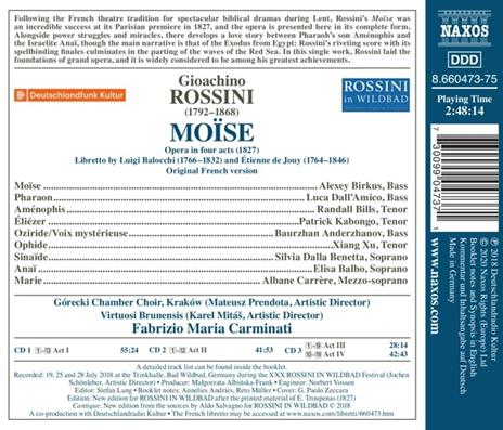 Moise Et Pharaon - CD Audio di Gioachino Rossini - 2
