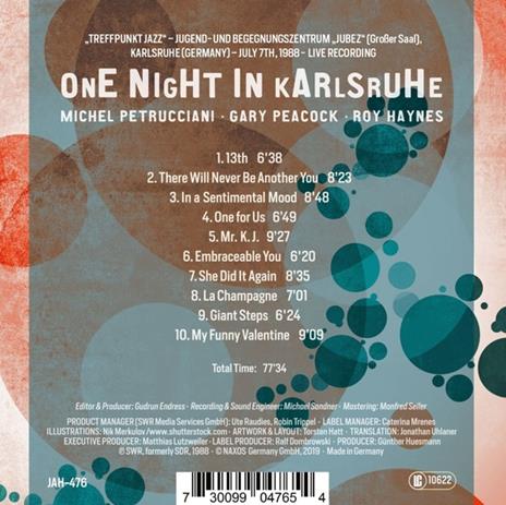 One Night in Karlsruhe 07-08-1988 - CD Audio di Michel Petrucciani - 2