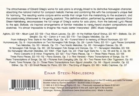 Musica per pianoforte complete - CD Audio di Edvard Grieg - 2