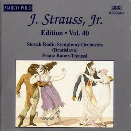 Johann Strauss Edition vol.40 - CD Audio di Johann Strauss