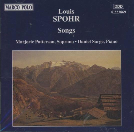 Lieder op.25, op.37, op.41, op.72 - CD Audio di Louis Spohr
