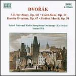 Suite ceca op.39 - Canto d'eroe - Ouverture ussita - Festival March - CD Audio di Antonin Dvorak,Antoni Wit,Polish National Radio Symphony Orchestra