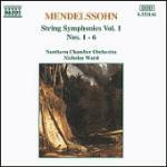 Sinfonie per archi n.1, n.2, n.3, n.4, n.5, n.6 - CD Audio di Felix Mendelssohn-Bartholdy