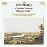 Concerto per clarinetto op.36 - Concerti per due clarinetti op.35, op.91 - CD Audio di Franztisek Vincenc Krommer