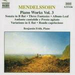Sonata per pianoforte op.106 - Album-Leaf op.117 - Andante cantabile e Presto agitato - Rondò capriccioso - CD Audio di Felix Mendelssohn-Bartholdy
