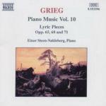 Opere per pianoforte vol.10 - CD Audio di Edvard Grieg