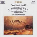 Opere per pianoforte vol.13 - CD Audio di Edvard Grieg