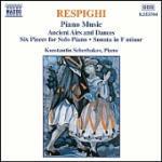 Antiche arie e danze - 6 pezzi per pianoforte - Sonata in Fa minore - 3 Preludi su melodie gregoriane - CD Audio di Ottorino Respighi,Konstantin Scherbakov