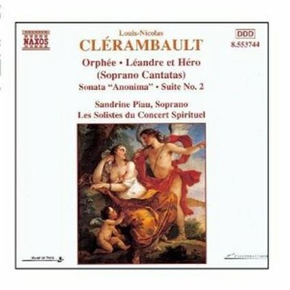 Suite n.2 - Sinfonia a 5 Orphée - Sonata Prima Anonima - Léandre et Héro - CD Audio di Louis-Nicolas Clérambault