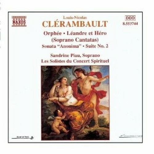 Suite n.2 - Sinfonia a 5 Orphée - Sonata Prima Anonima - Léandre et Héro - CD Audio di Louis-Nicolas Clérambault