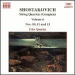 CD Quartetti per archi n.10, n.11, n.13 Dmitri Shostakovich Eder Quartet