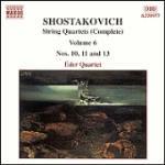 Quartetti per archi n.10, n.11, n.13 - CD Audio di Dmitri Shostakovich,Eder Quartet