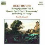 Quartetti per archi vol.5 - CD Audio di Ludwig van Beethoven,Kodaly Quartet