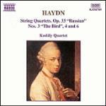 Quartetti op.33 n.3, n.4, n.6 - CD Audio di Franz Joseph Haydn