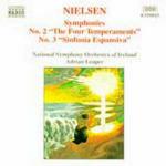 Sinfonie n.2, n.3 - CD Audio di Carl August Nielsen,Adrian Leaper,Ireland National Symphony Orchestra