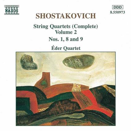 Quartetti per archi n.1, n.8, n.9 - CD Audio di Dmitri Shostakovich,Eder Quartet