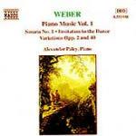 Opere per pianoforte vol.1 - CD Audio di Carl Maria Von Weber,Alexander Paley