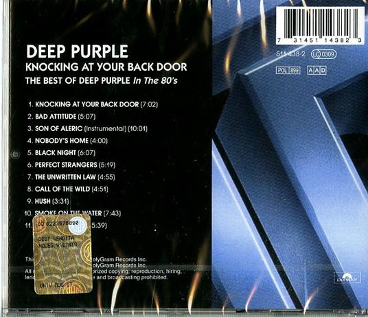 Knocking at your Back Door - CD Audio di Deep Purple - 2