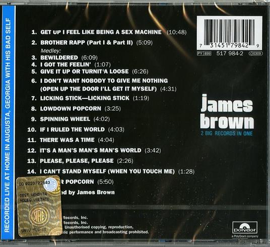 Sex Machine - CD Audio di James Brown - 2