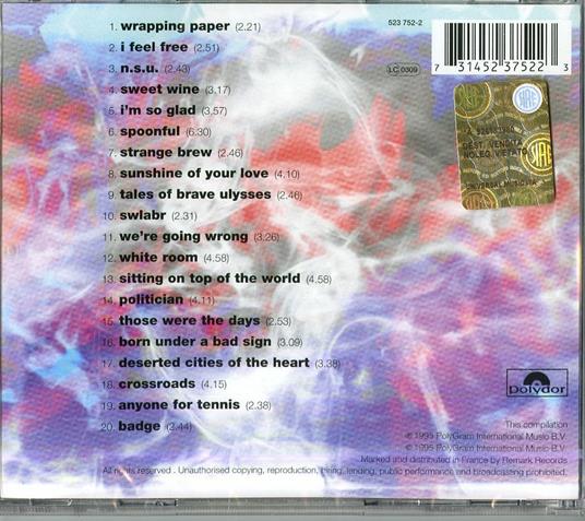 The Very Best of Cream - CD Audio di Cream - 2