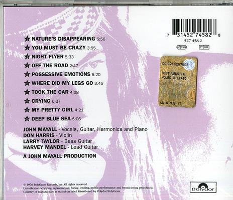 USA Union - CD Audio di John Mayall - 2