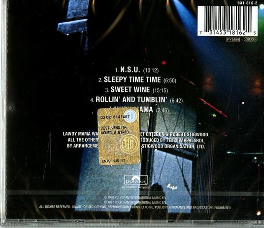 Live Cream vol.1 (Remastered) - CD Audio di Cream - 2