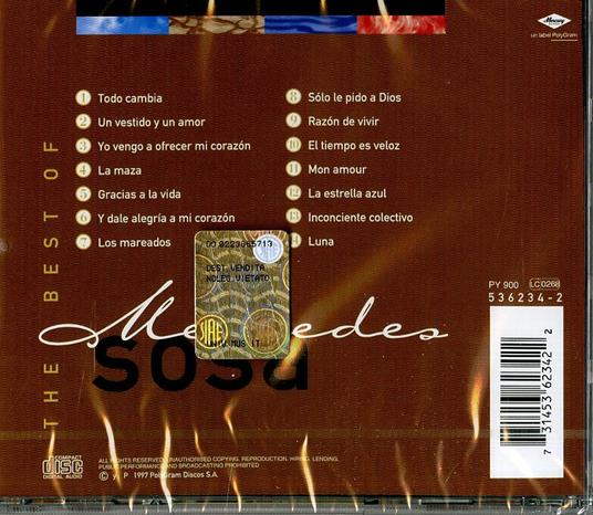 The Best of Mercedes Sosa - CD Audio di Mercedes Sosa - 2