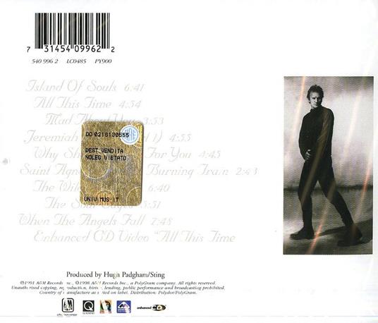 The Soul Cages - CD Audio di Sting - 2