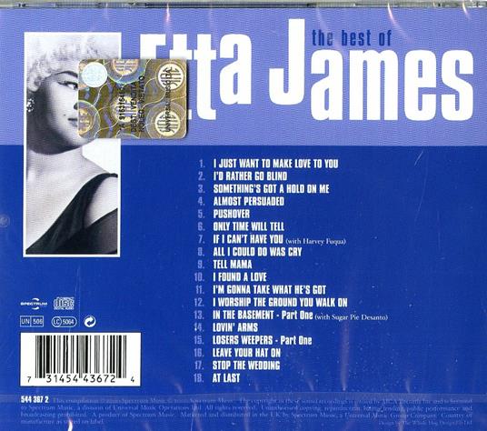 The Best of Etta James - CD Audio di Etta James - 2