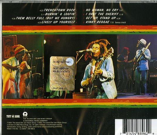 Live! - CD Audio di Bob Marley & the Wailers - 2
