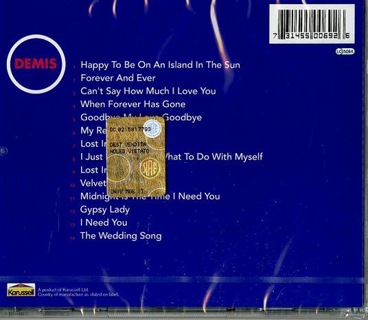Lost in Love - CD Audio di Demis Roussos - 2