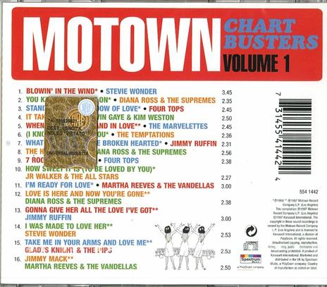 Motown Chartbusters vol.1 - CD Audio - 2