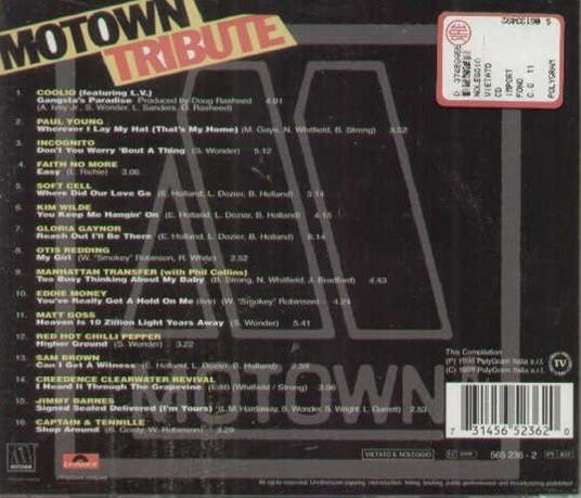 Motown Tribute - CD Audio - 2