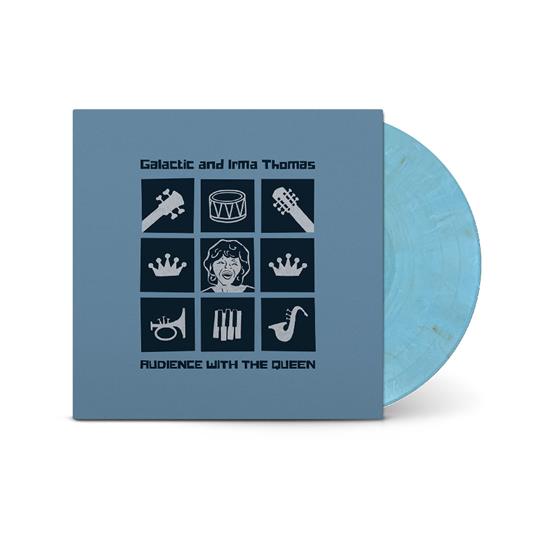 Audience With The Queen (Sky Blue And Gold Edition) - Vinile LP di Irma Thomas and Galactic