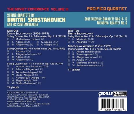 Soviet Experience Vol.3 - CD Audio di Dmitri Shostakovich - 2