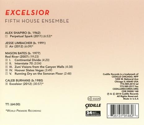 Excelsior - CD Audio di Caleb Burhans - 2