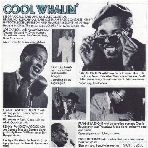 Cool Whalin Bebop Vocals - CD Audio