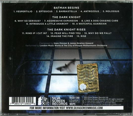 Music from the Batman Trilogy (Colonna sonora) - CD Audio - 2