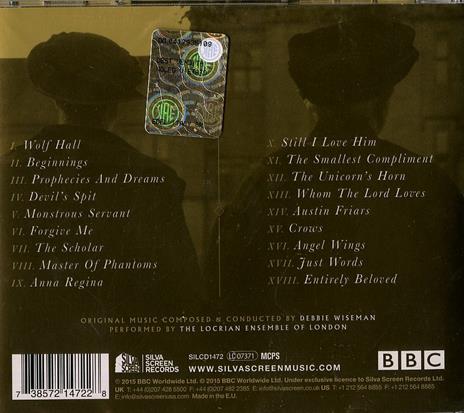 Wolf Hall (Colonna sonora) - CD Audio di Debbie Wiseman - 2