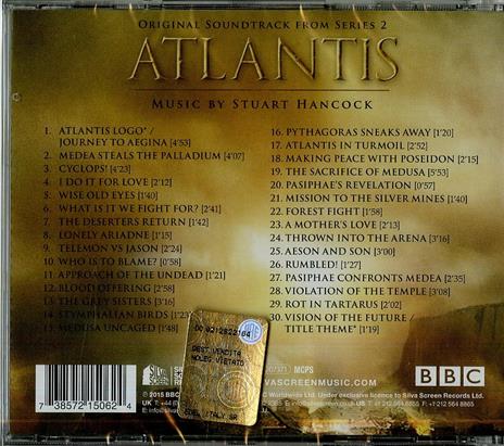 Atlantis. Series 2 (Colonna sonora) - CD Audio di Stuart Hancock - 2