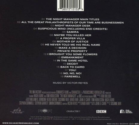 The Night Manager (Colonna sonora) - CD Audio di Victor Reyes - 2