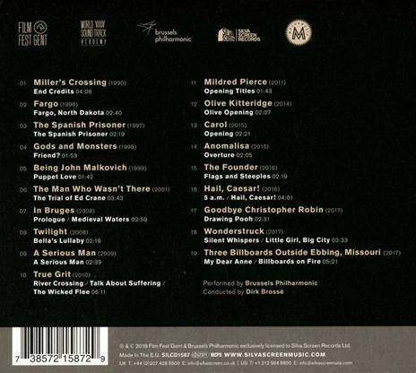 Music for Film (Colonna Sonora) - CD Audio di Carter Burwell - 2